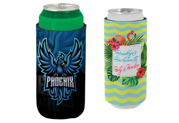 Custom Neoprene Full Color Skinny Can Holders