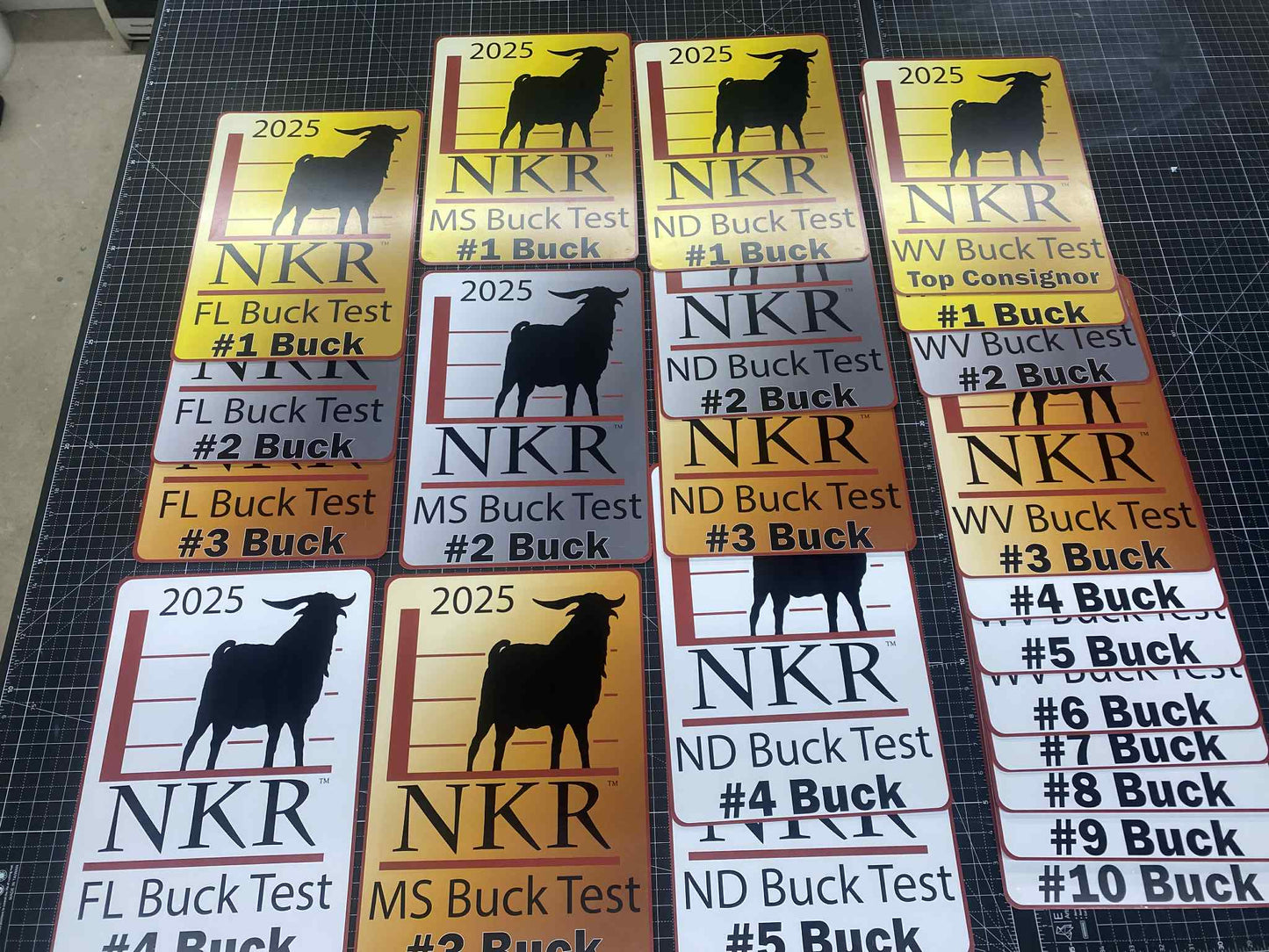 NKR Buck Test Sign