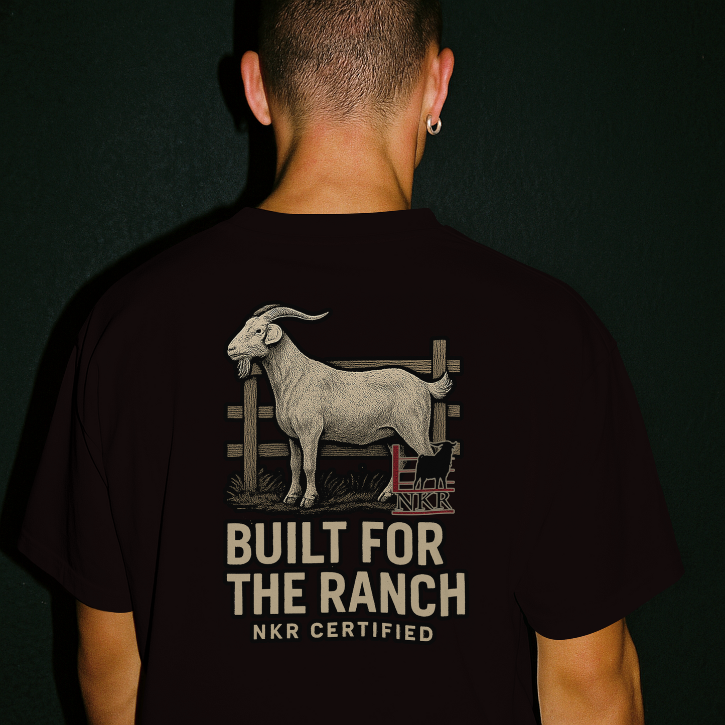 T-Shirt - Built For The Ranch