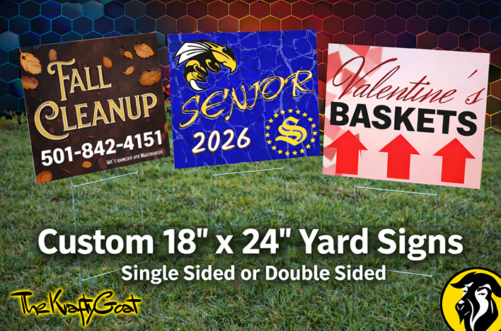 Double Sided Yard Signs